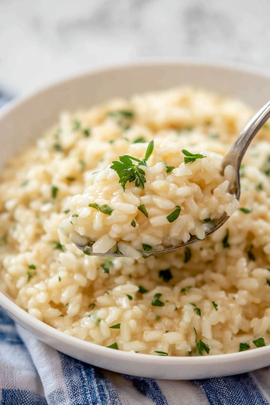 The Secret to Creamy Parmesan Risotto (No Cream Needed!)